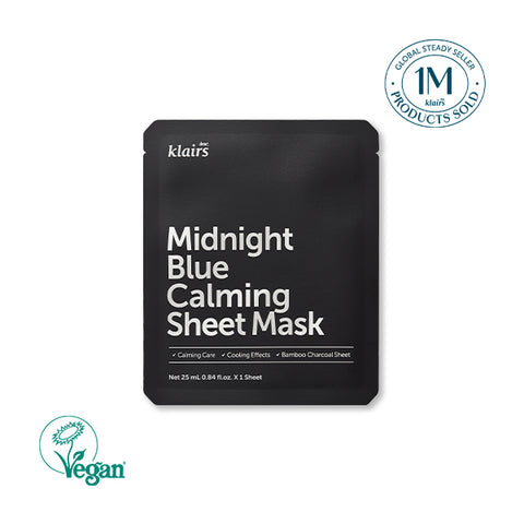 [Dear Klairs] Midnight Blue Calming Sheet Mask 1EA