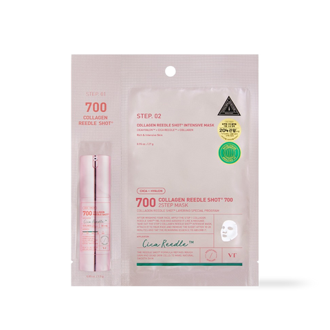 [VT Cosmetics] COLLAGEN Reedles Shot 700hL 2 STEP MASK
