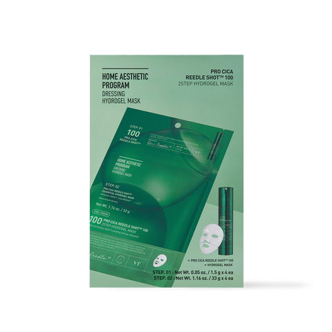 [VT Cosmetics] PRO CICA Reedle Shot 100 2STEP Hydrogel Mask - 2type
