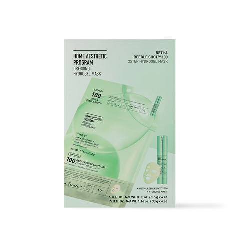 [VT Cosmetics] RETI-A Reedle Shot 100 2STEP Hydrogel Mask - 2type