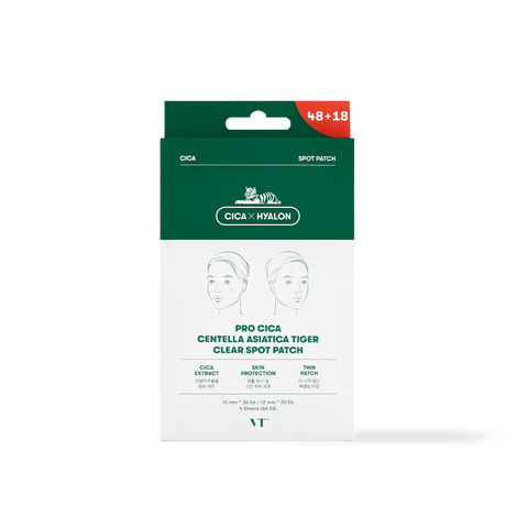 [VT Cosmetics] PRO CICA Centella Asiatica Tiger Clear Spot Patch 66ea